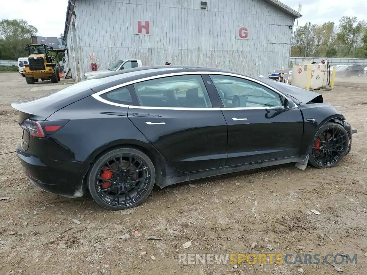 3 Photograph of a damaged car 5YJ3E1EB3KF367980 TESLA MODEL 3 2019