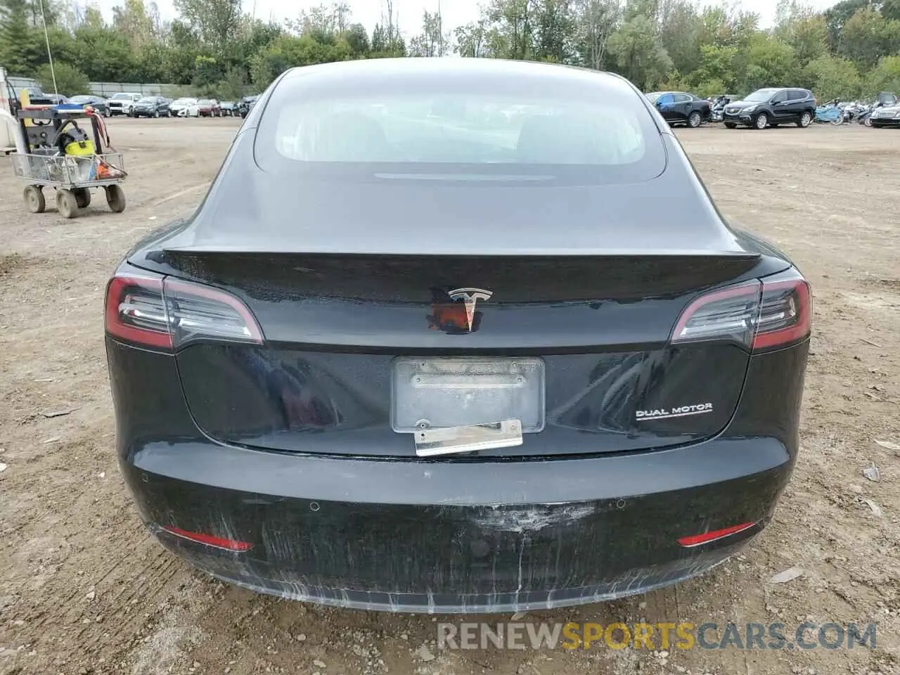 6 Photograph of a damaged car 5YJ3E1EB3KF367980 TESLA MODEL 3 2019