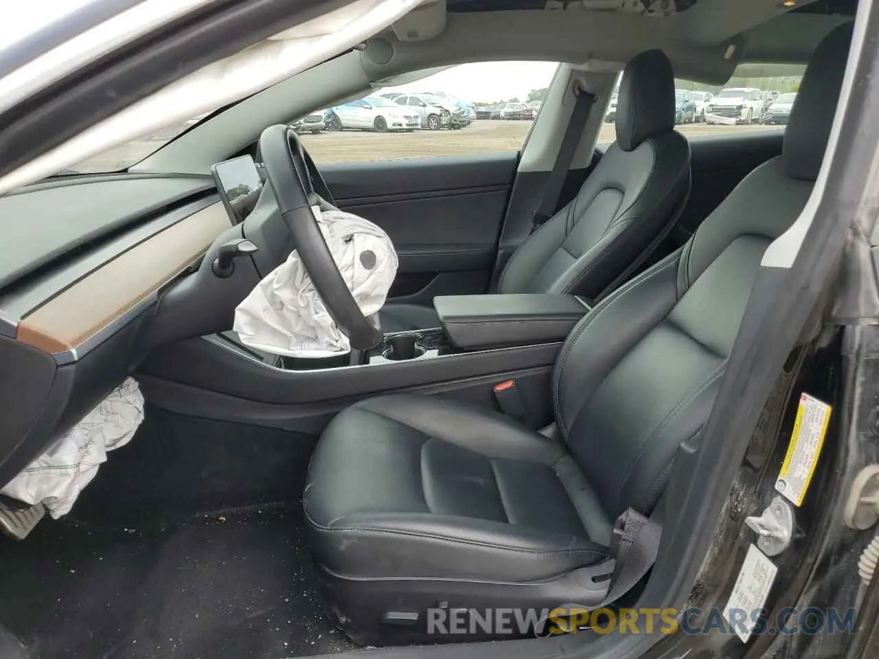 7 Photograph of a damaged car 5YJ3E1EB3KF367980 TESLA MODEL 3 2019