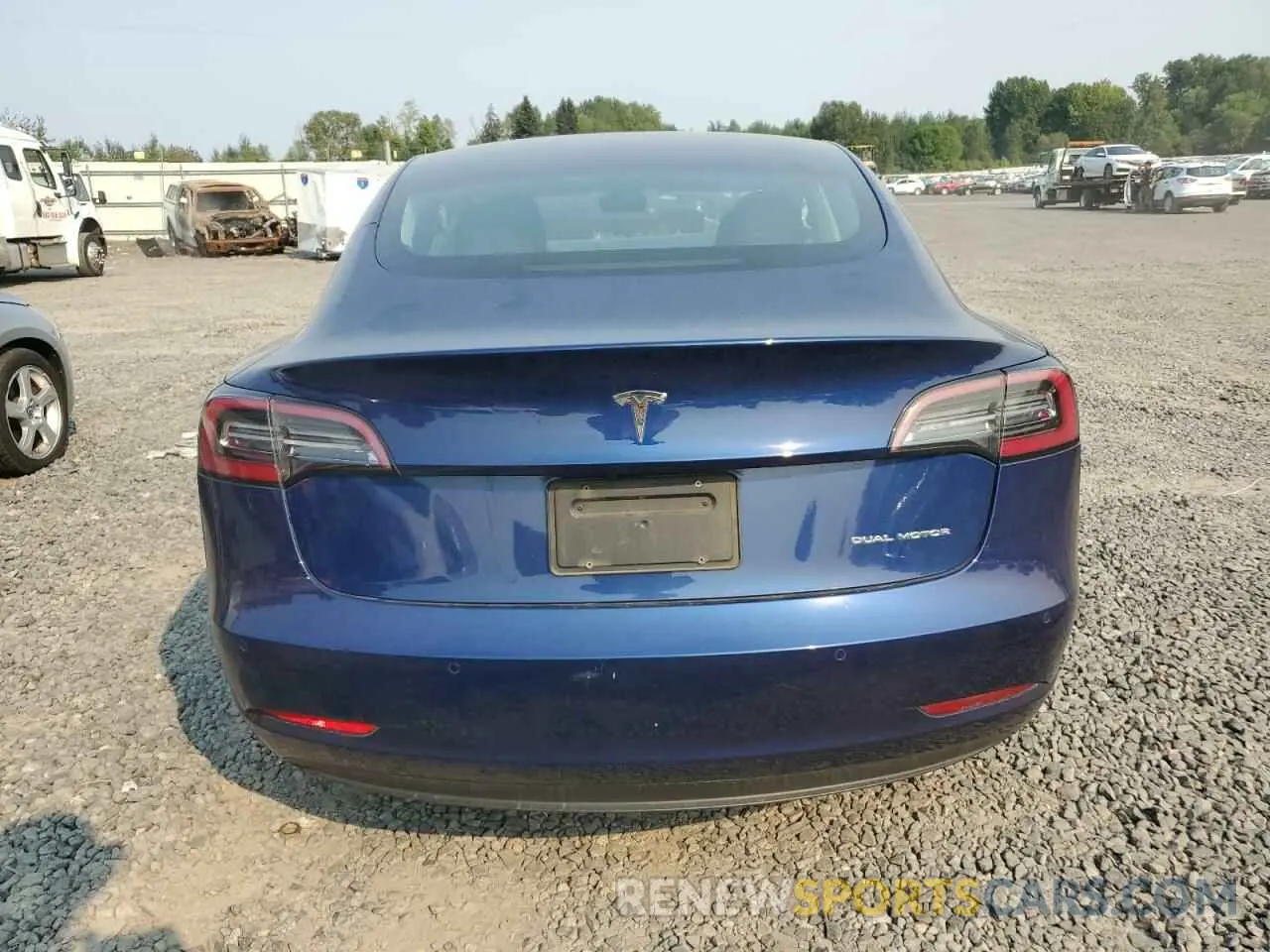 6 Photograph of a damaged car 5YJ3E1EB3KF389977 TESLA MODEL 3 2019