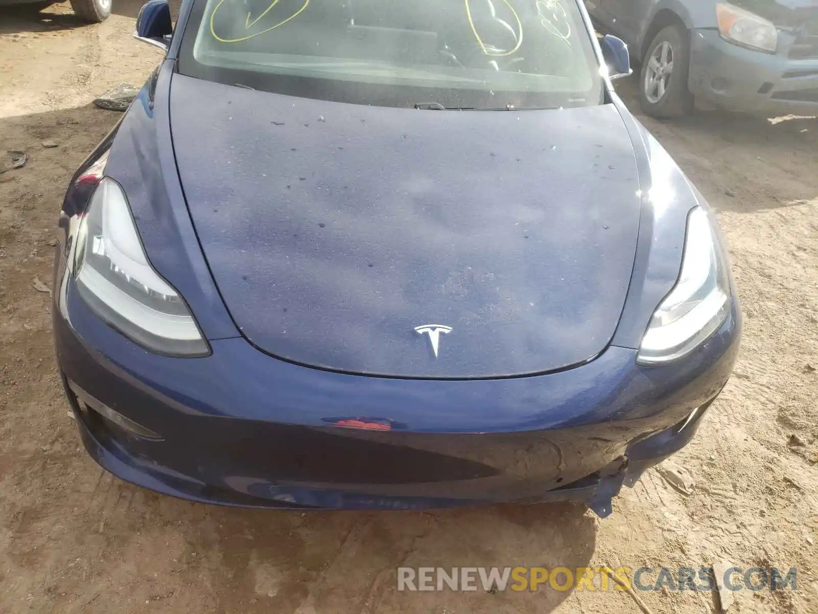 7 Photograph of a damaged car 5YJ3E1EB3KF390028 TESLA MODEL 3 2019