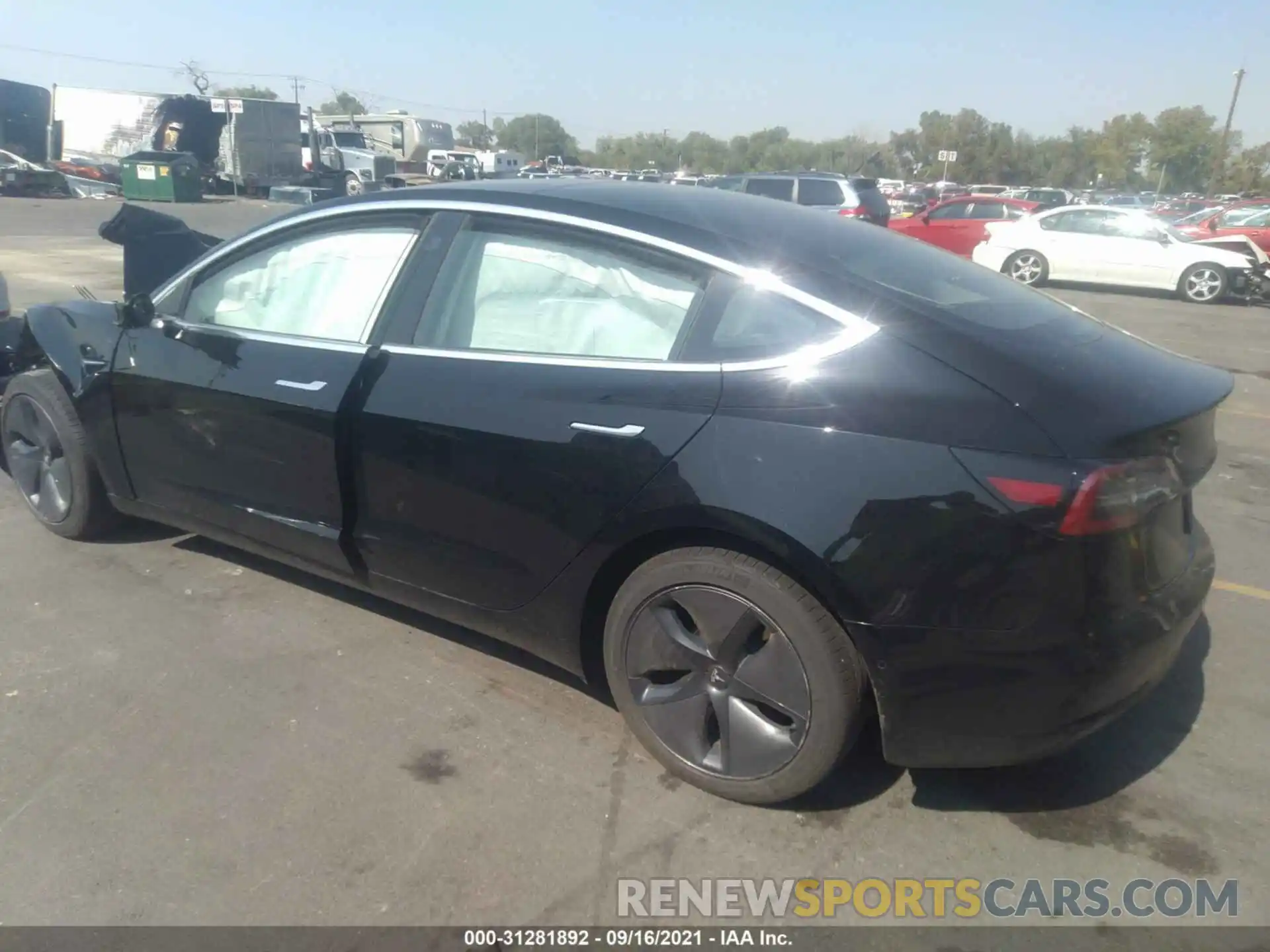 3 Photograph of a damaged car 5YJ3E1EB3KF390546 TESLA MODEL 3 2019