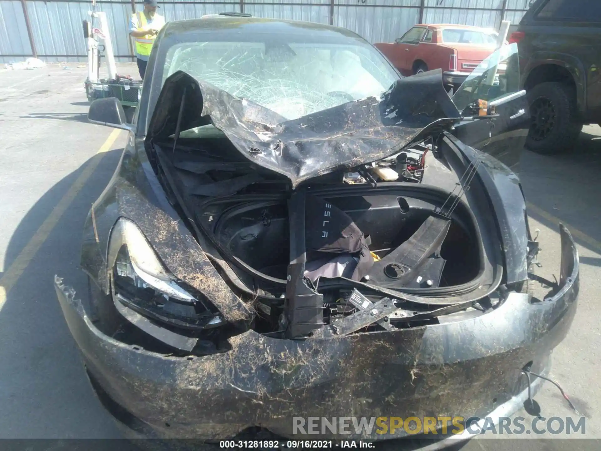 6 Photograph of a damaged car 5YJ3E1EB3KF390546 TESLA MODEL 3 2019