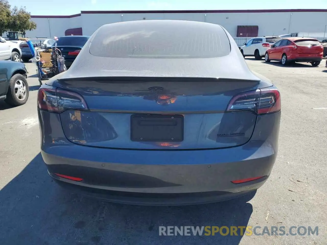 6 Photograph of a damaged car 5YJ3E1EB3KF393401 TESLA MODEL 3 2019