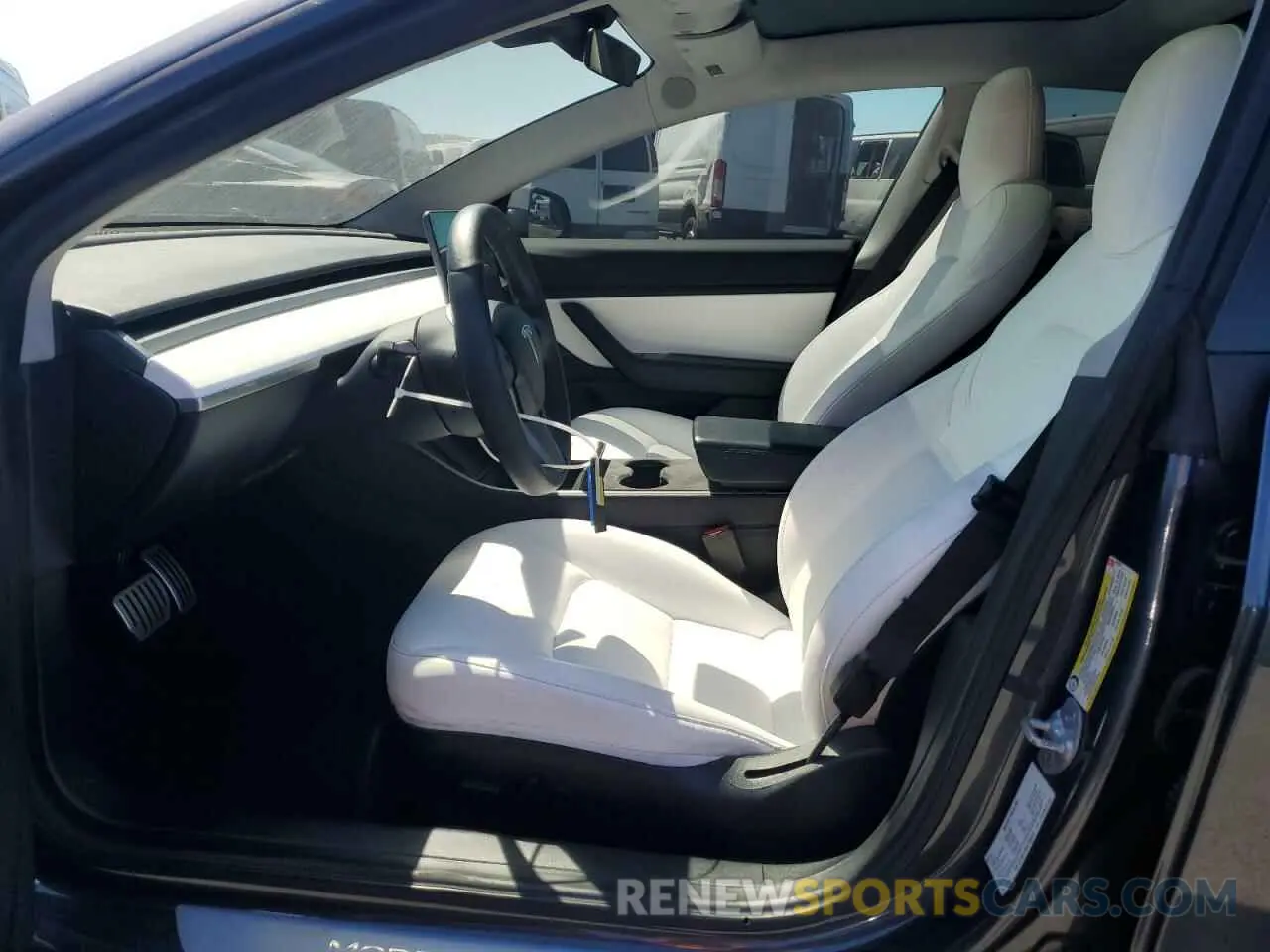 7 Photograph of a damaged car 5YJ3E1EB3KF393401 TESLA MODEL 3 2019