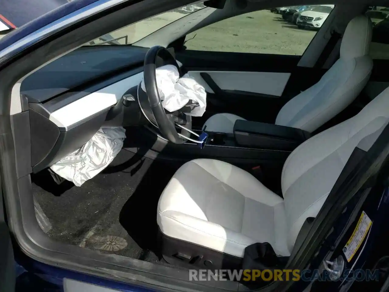 7 Photograph of a damaged car 5YJ3E1EB3KF393592 TESLA MODEL 3 2019