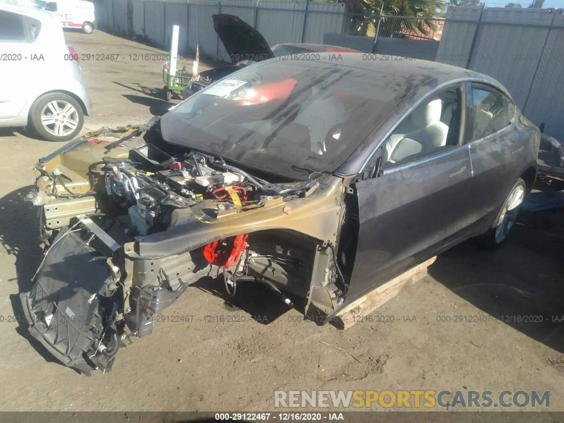 2 Photograph of a damaged car 5YJ3E1EB3KF393639 TESLA MODEL 3 2019