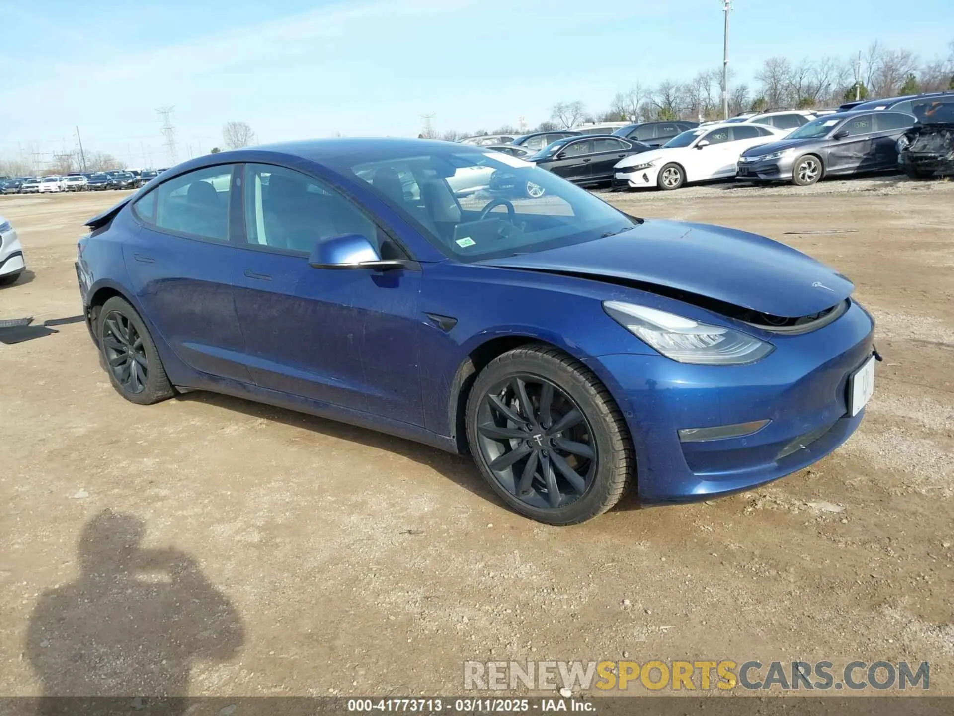1 Photograph of a damaged car 5YJ3E1EB3KF408270 TESLA MODEL 3 2019