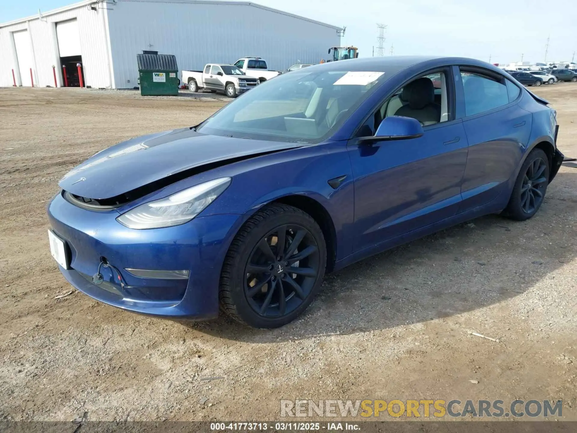 2 Photograph of a damaged car 5YJ3E1EB3KF408270 TESLA MODEL 3 2019