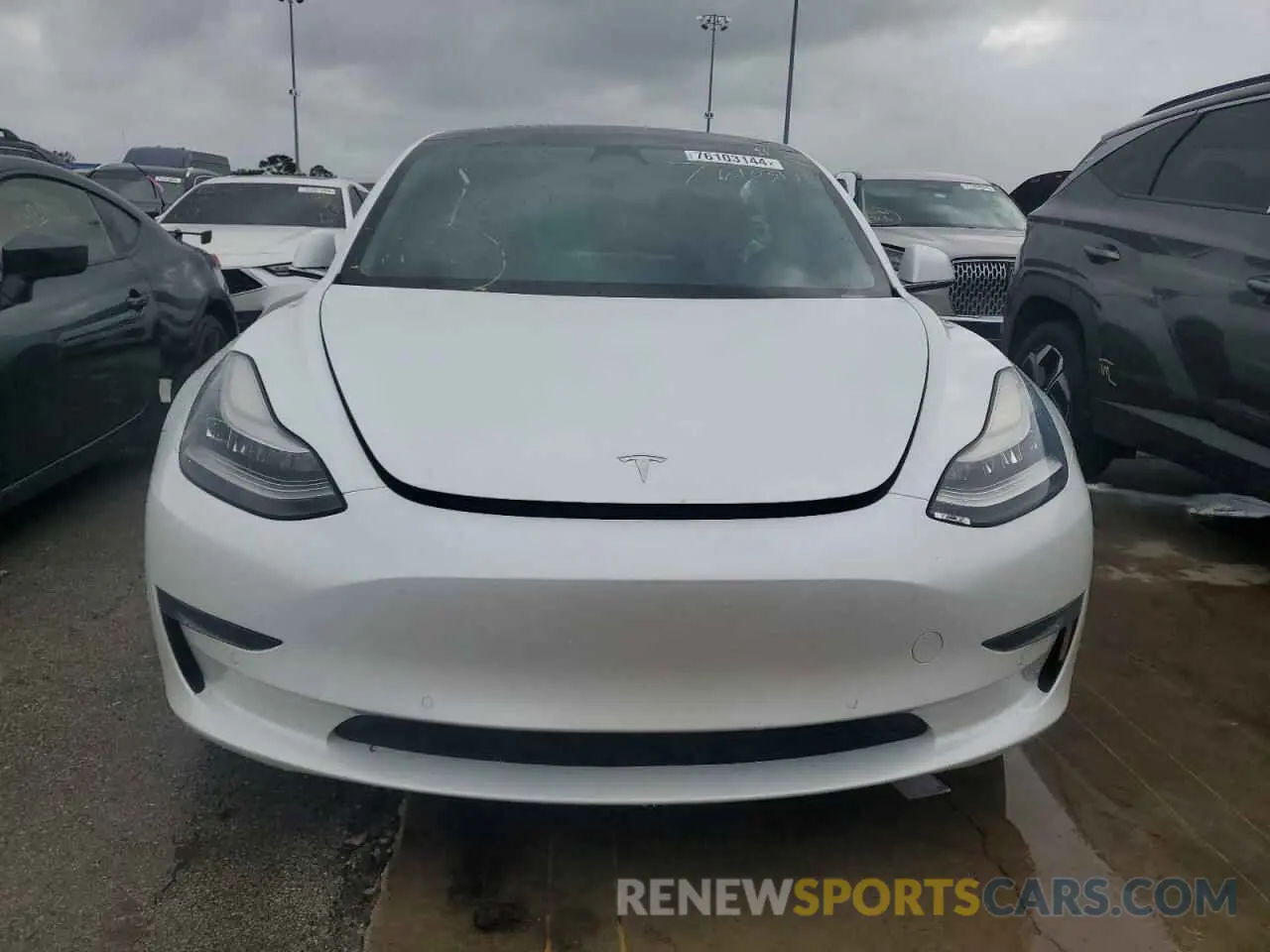 5 Photograph of a damaged car 5YJ3E1EB3KF408415 TESLA MODEL 3 2019