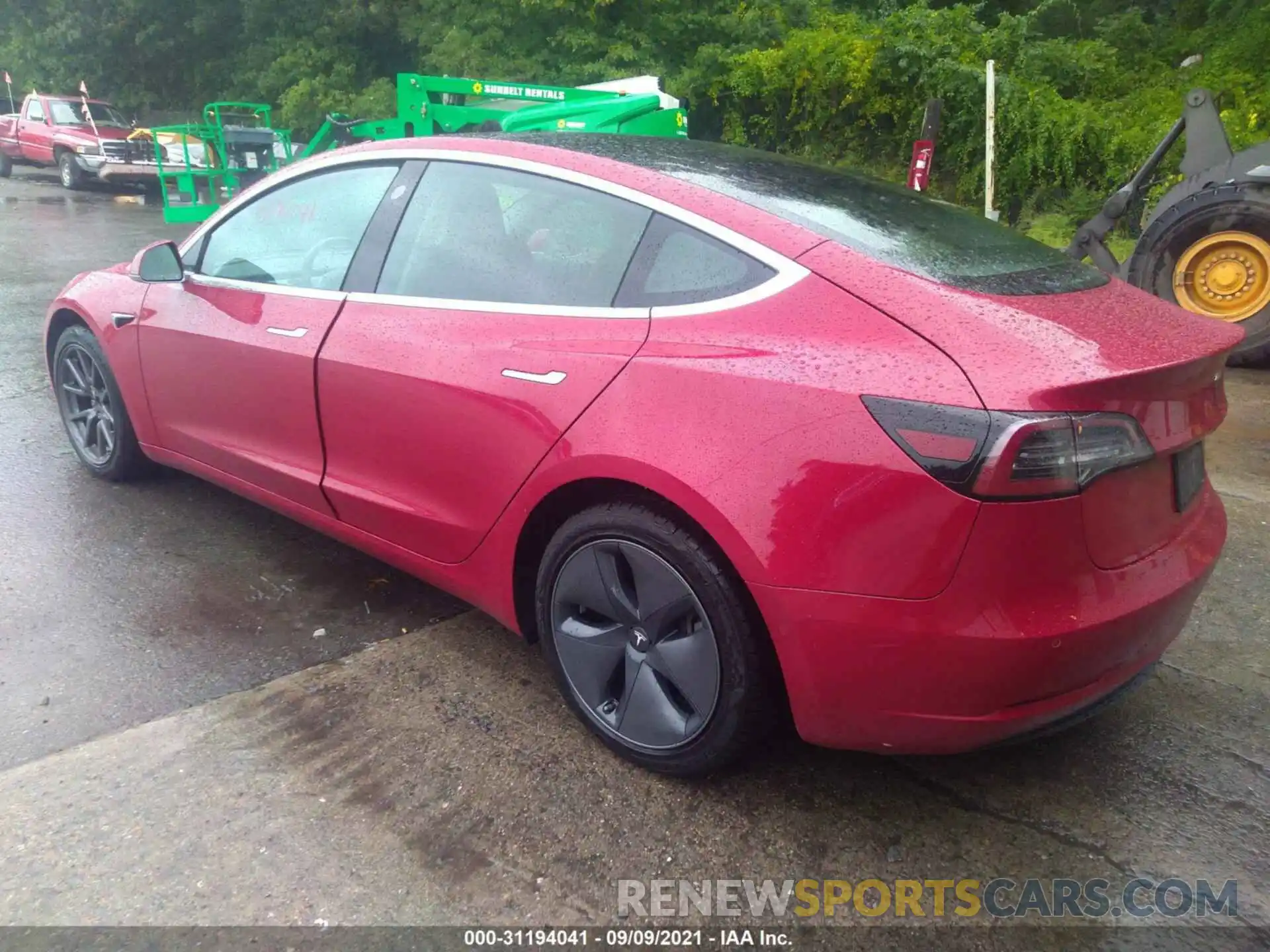 3 Photograph of a damaged car 5YJ3E1EB3KF418197 TESLA MODEL 3 2019