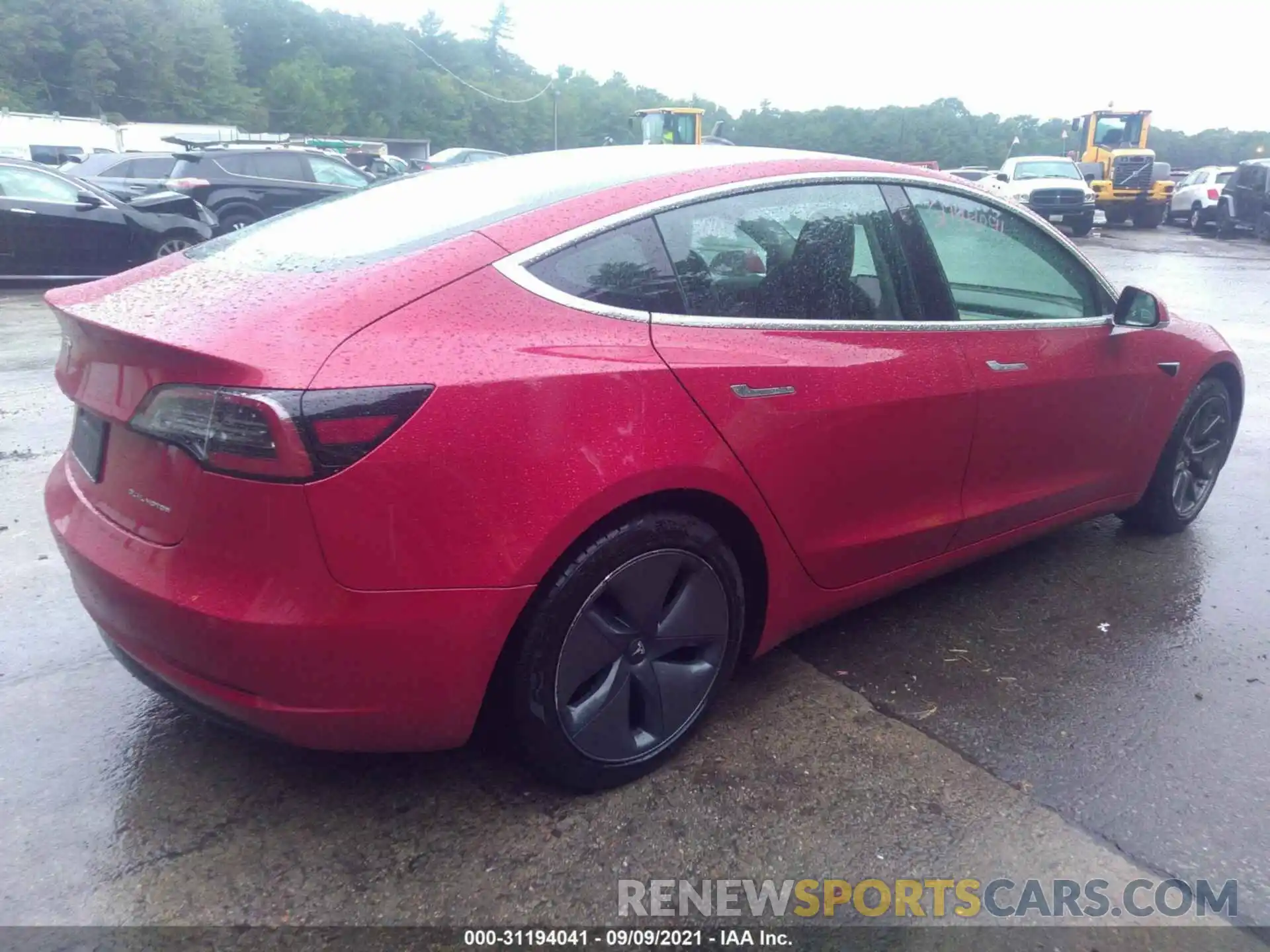 4 Photograph of a damaged car 5YJ3E1EB3KF418197 TESLA MODEL 3 2019