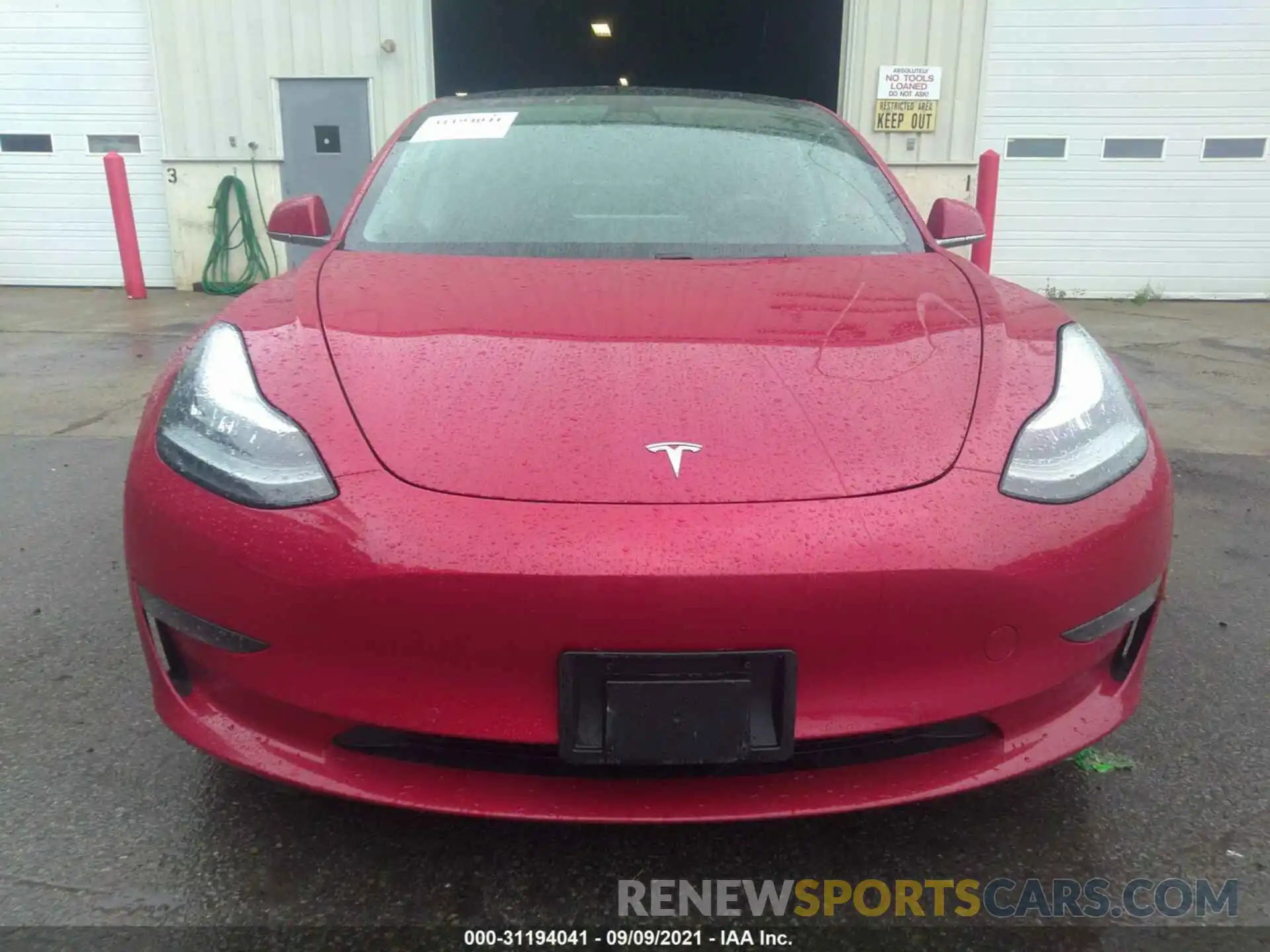 6 Photograph of a damaged car 5YJ3E1EB3KF418197 TESLA MODEL 3 2019