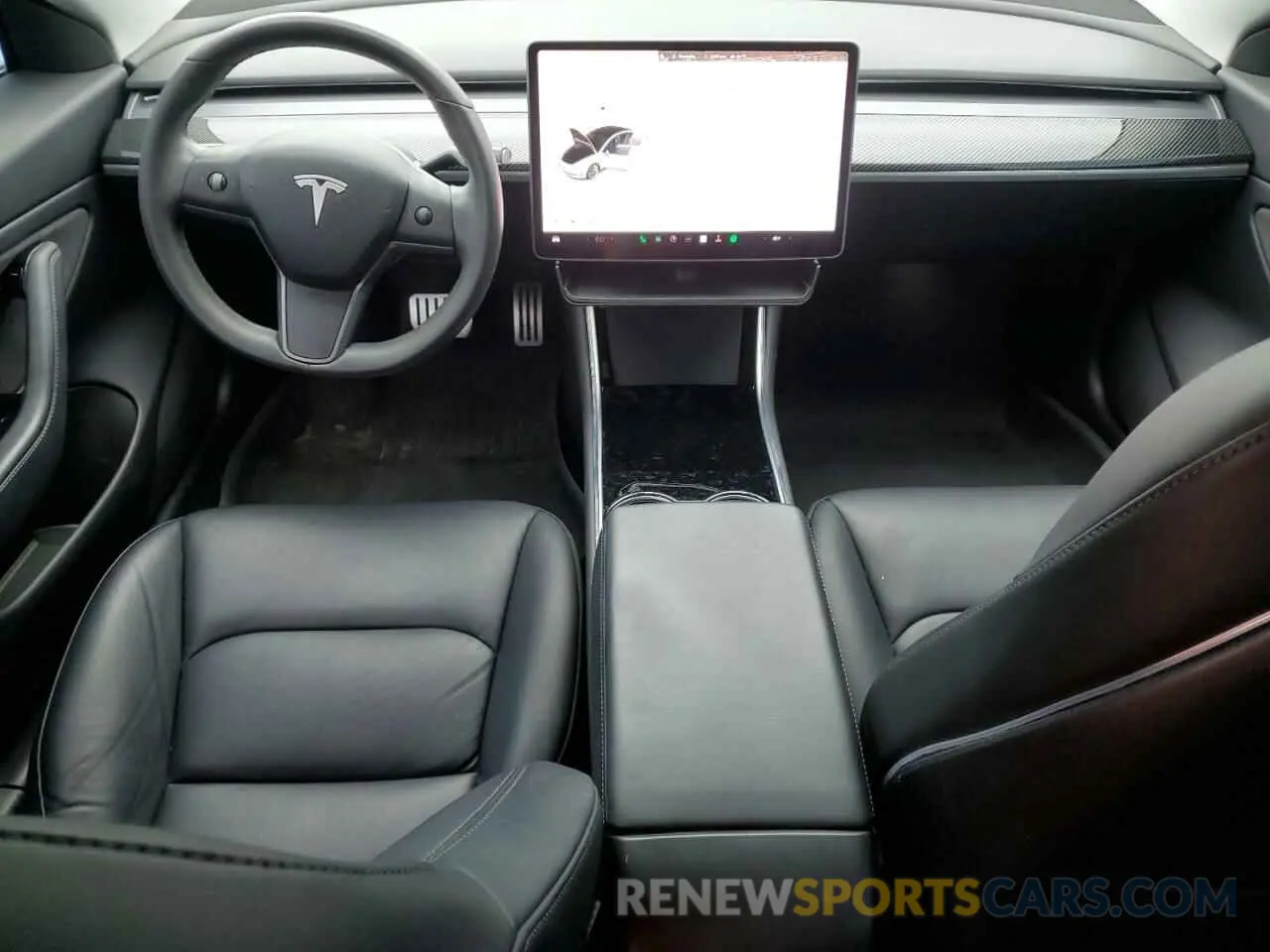 8 Photograph of a damaged car 5YJ3E1EB3KF418622 TESLA MODEL 3 2019