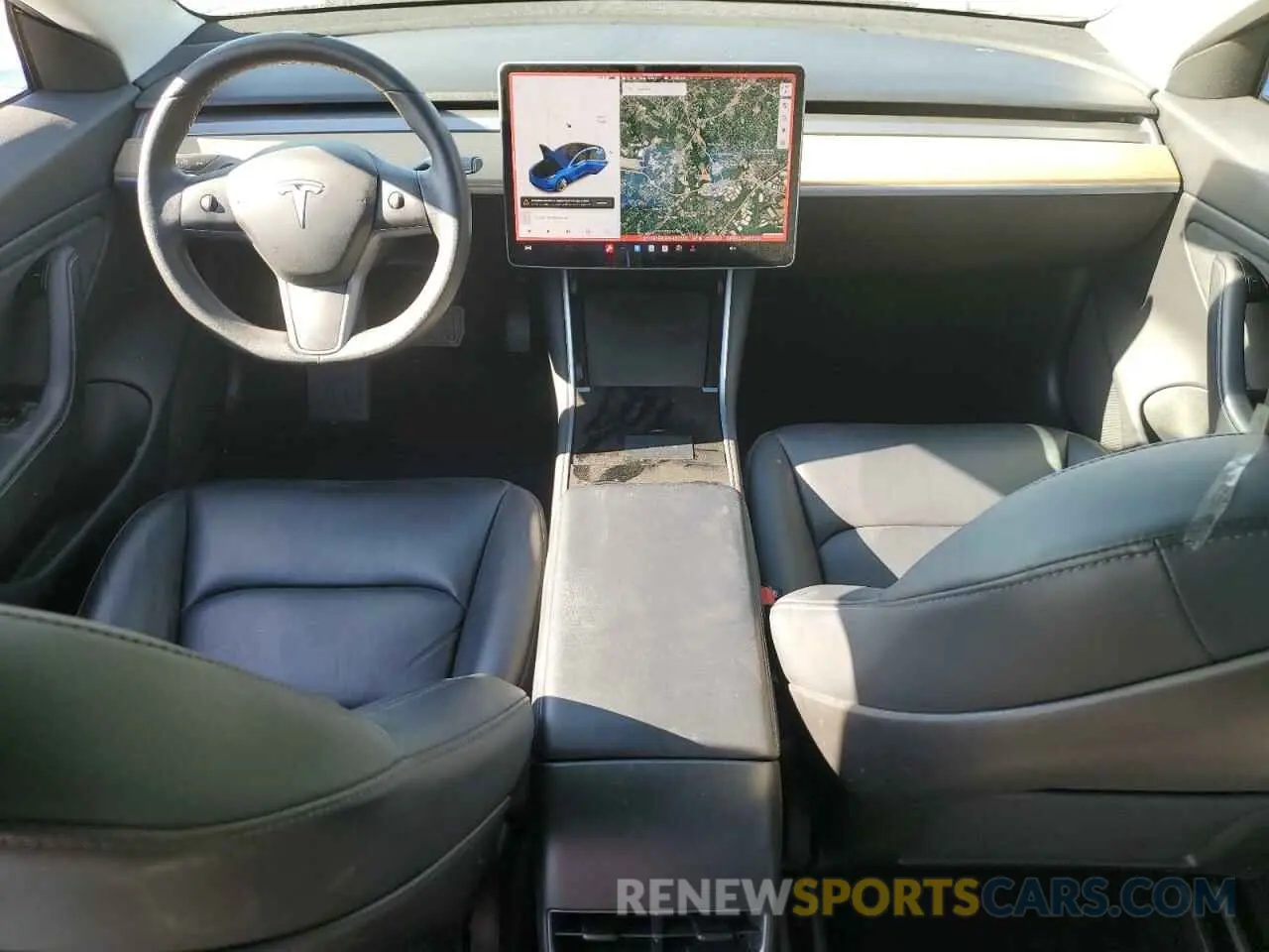 8 Photograph of a damaged car 5YJ3E1EB3KF423142 TESLA MODEL 3 2019