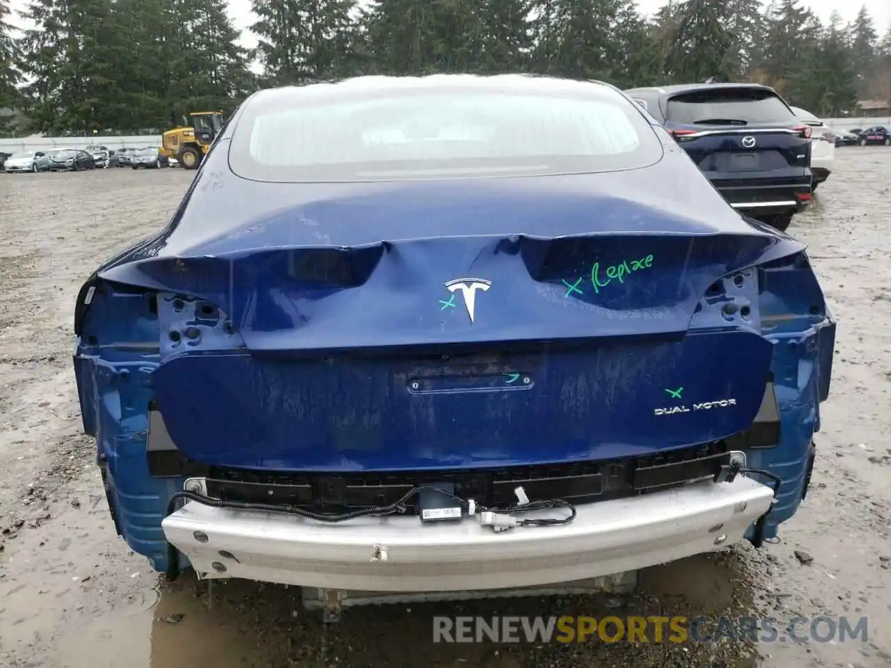 6 Photograph of a damaged car 5YJ3E1EB3KF433198 TESLA MODEL 3 2019