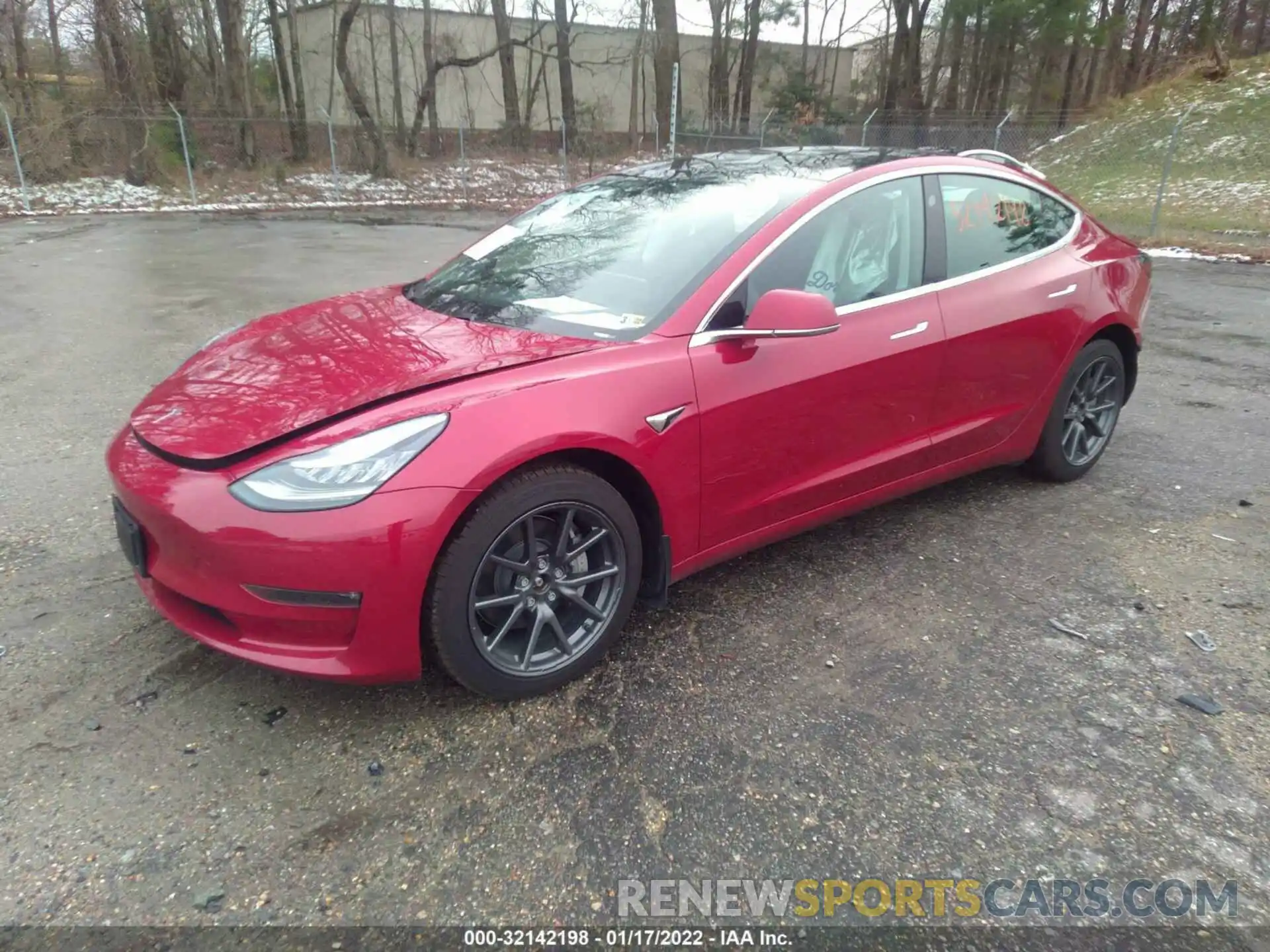 2 Photograph of a damaged car 5YJ3E1EB3KF452477 TESLA MODEL 3 2019