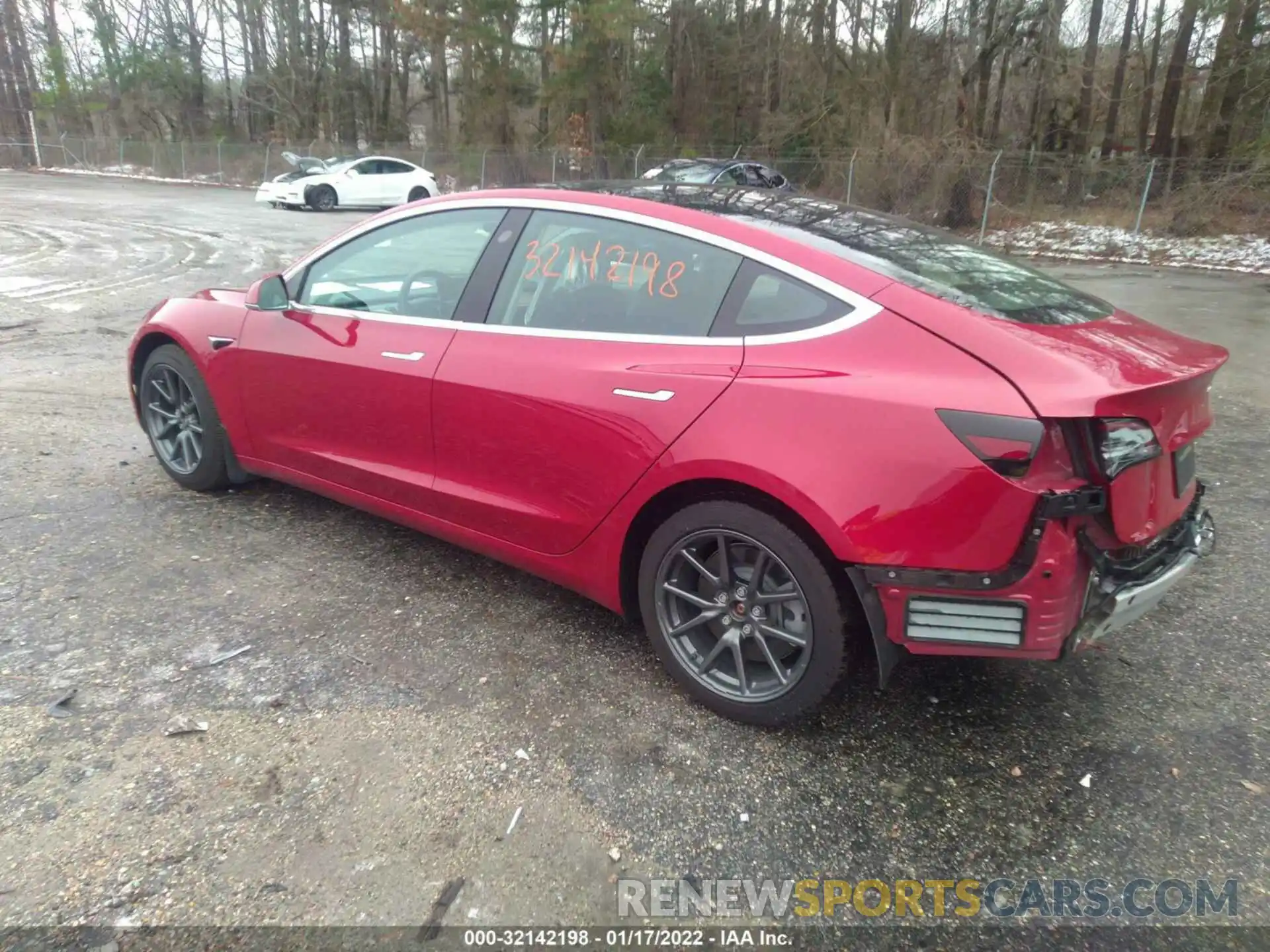 3 Photograph of a damaged car 5YJ3E1EB3KF452477 TESLA MODEL 3 2019