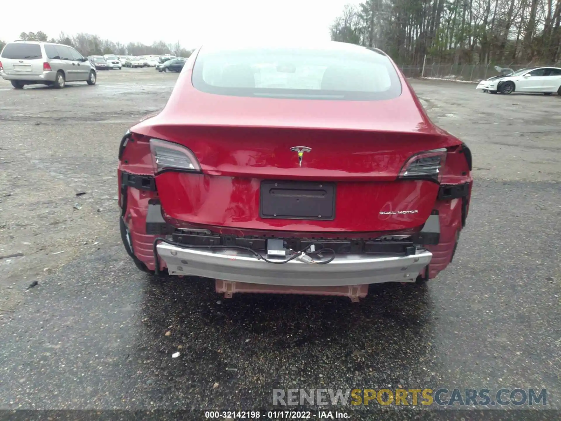 6 Photograph of a damaged car 5YJ3E1EB3KF452477 TESLA MODEL 3 2019