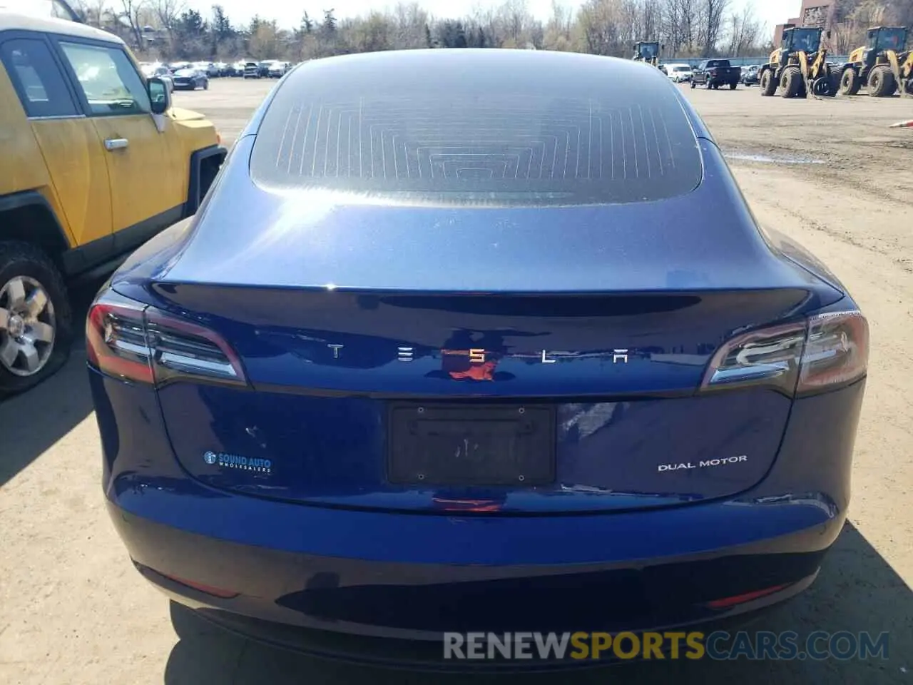 6 Photograph of a damaged car 5YJ3E1EB3KF464984 TESLA MODEL 3 2019