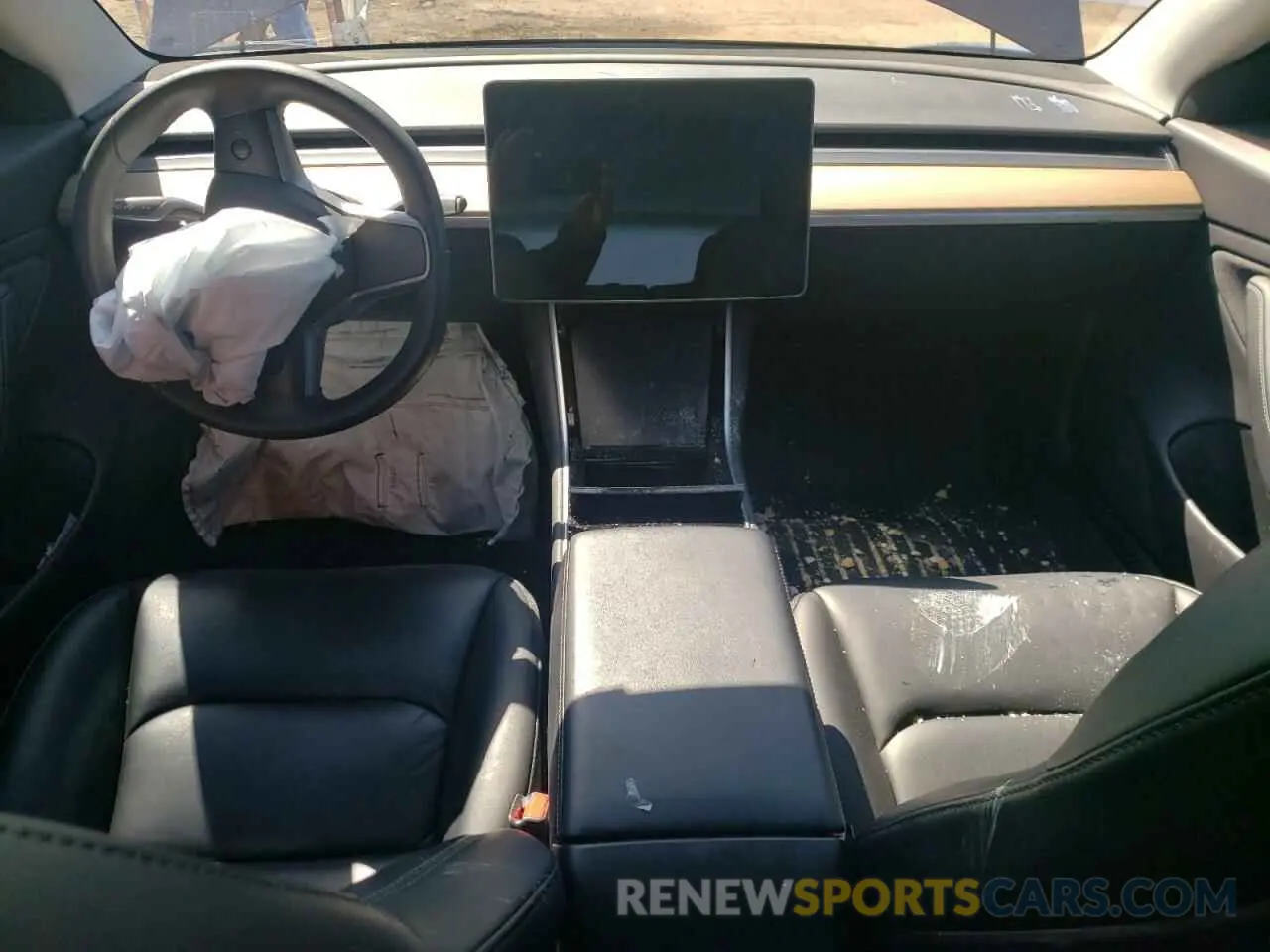 8 Photograph of a damaged car 5YJ3E1EB3KF464984 TESLA MODEL 3 2019