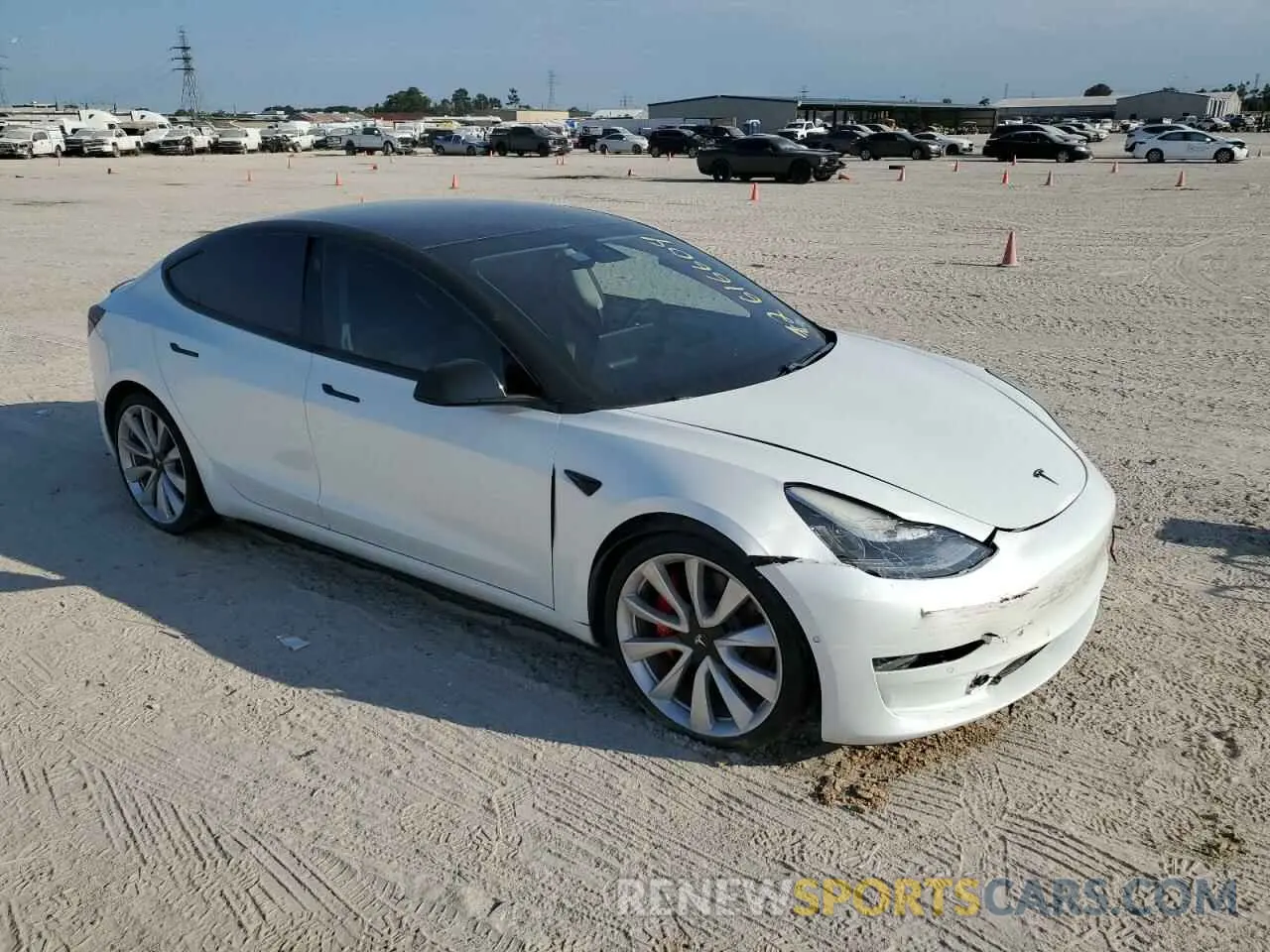 4 Photograph of a damaged car 5YJ3E1EB3KF487228 TESLA MODEL 3 2019