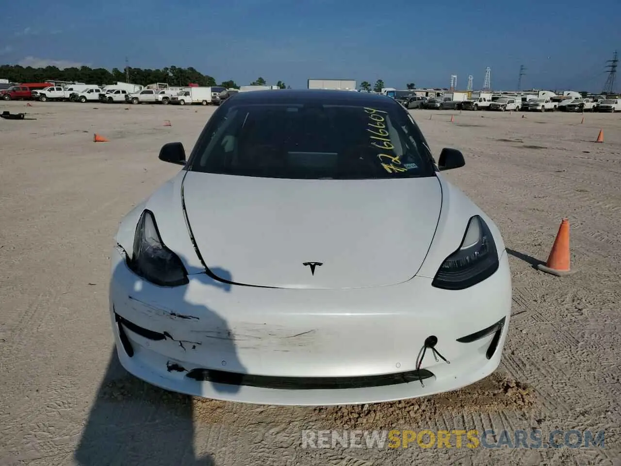 5 Photograph of a damaged car 5YJ3E1EB3KF487228 TESLA MODEL 3 2019