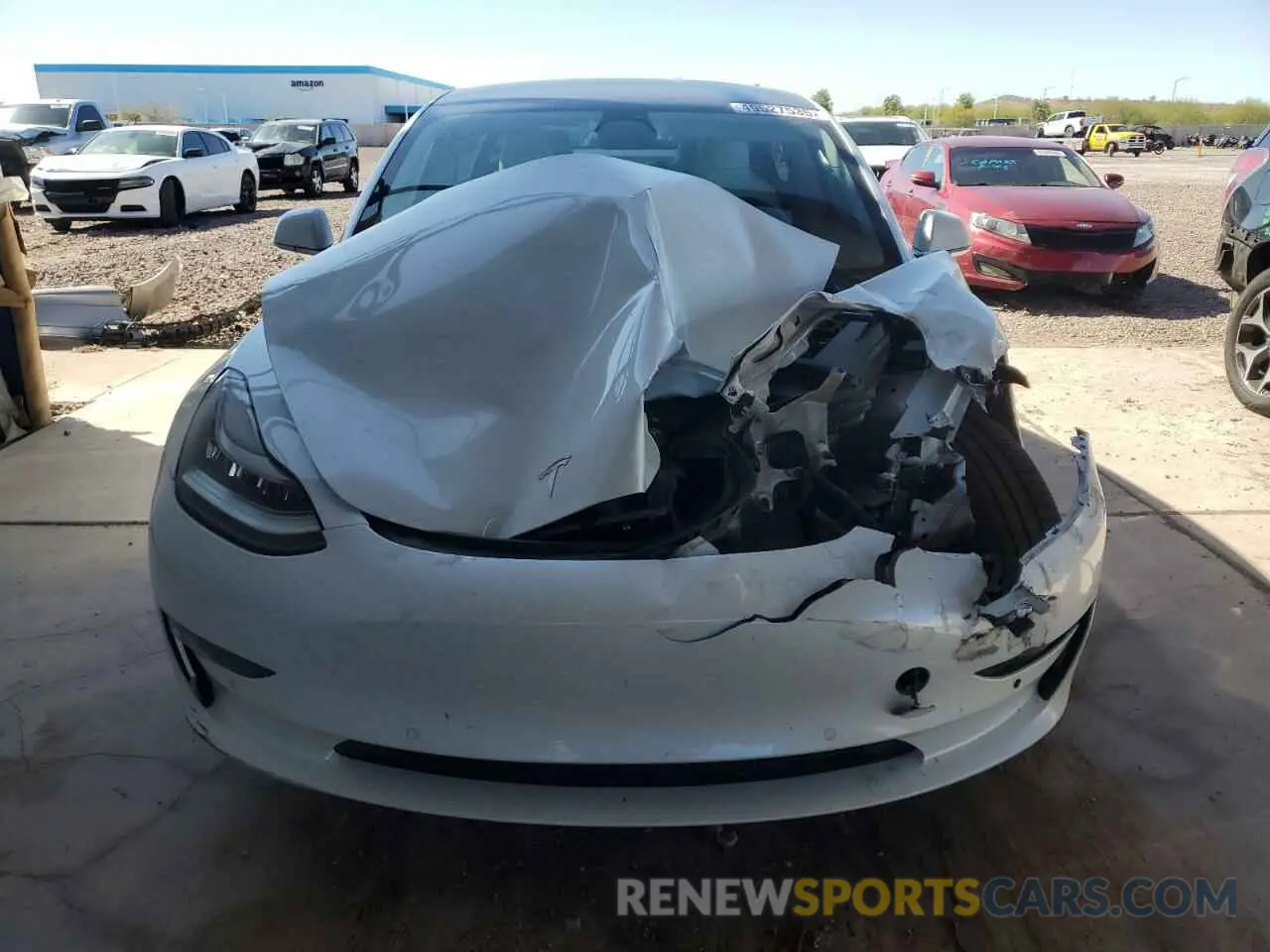 5 Photograph of a damaged car 5YJ3E1EB3KF513035 TESLA MODEL 3 2019