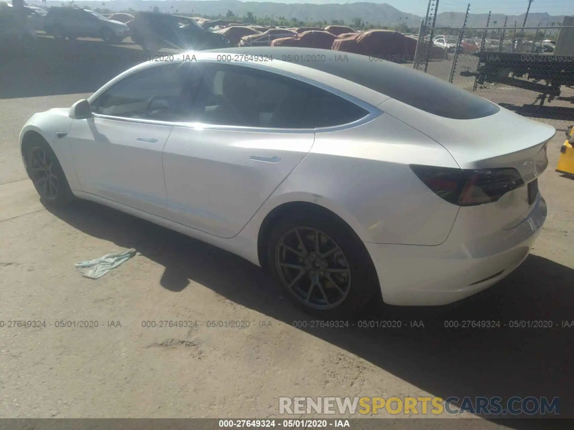 3 Photograph of a damaged car 5YJ3E1EB3KF513245 TESLA MODEL 3 2019