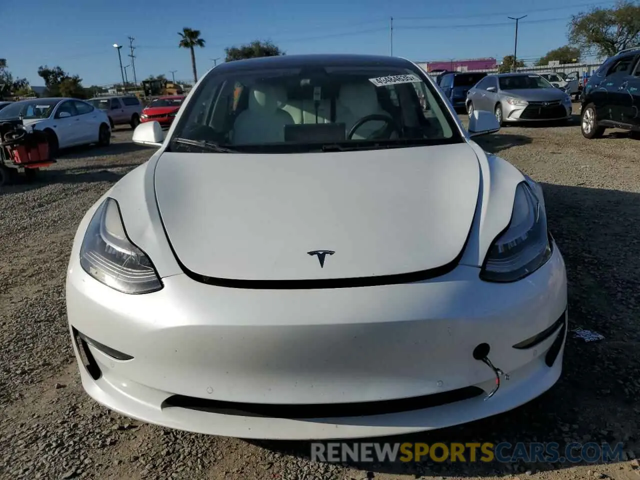 5 Photograph of a damaged car 5YJ3E1EB3KF514654 TESLA MODEL 3 2019
