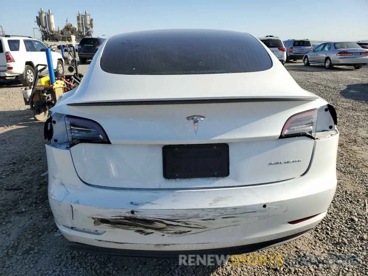 6 Photograph of a damaged car 5YJ3E1EB3KF514654 TESLA MODEL 3 2019