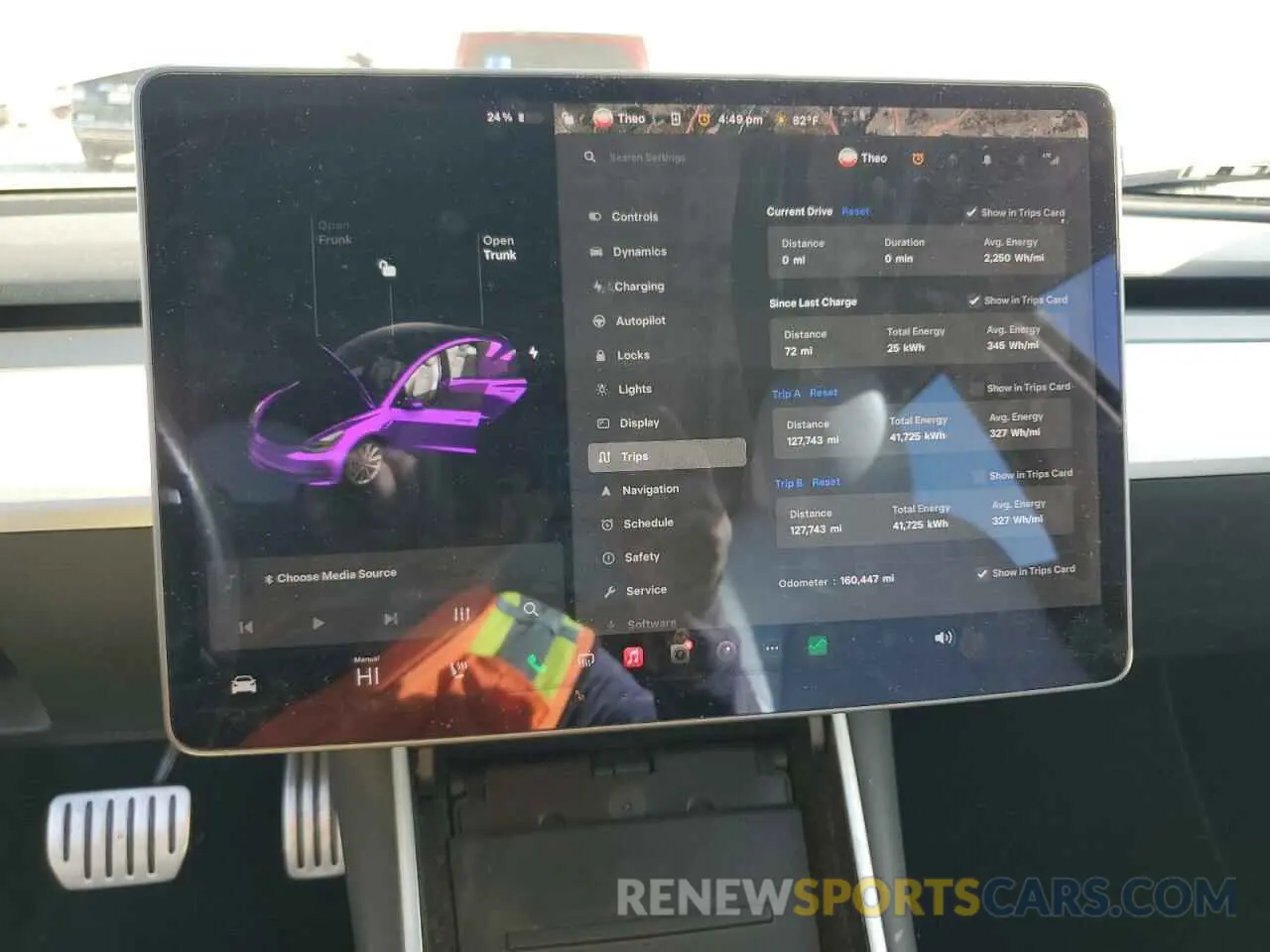 9 Photograph of a damaged car 5YJ3E1EB3KF514654 TESLA MODEL 3 2019