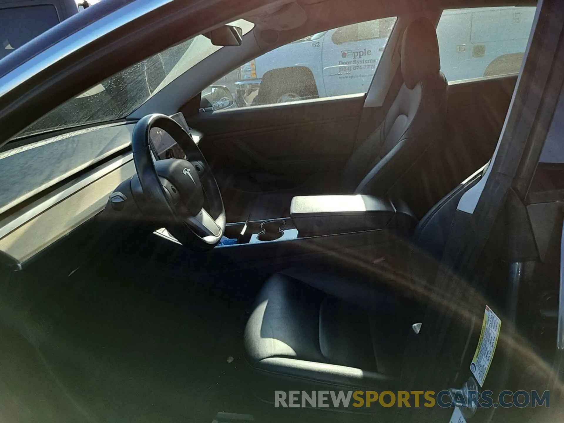 1 Photograph of a damaged car 5YJ3E1EB4KF191828 TESLA MODEL 3 2019