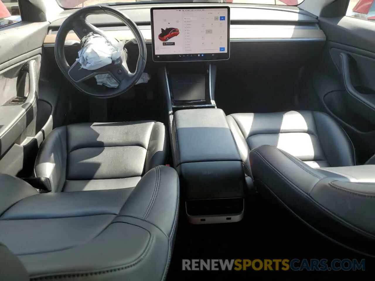 8 Photograph of a damaged car 5YJ3E1EB4KF193868 TESLA MODEL 3 2019