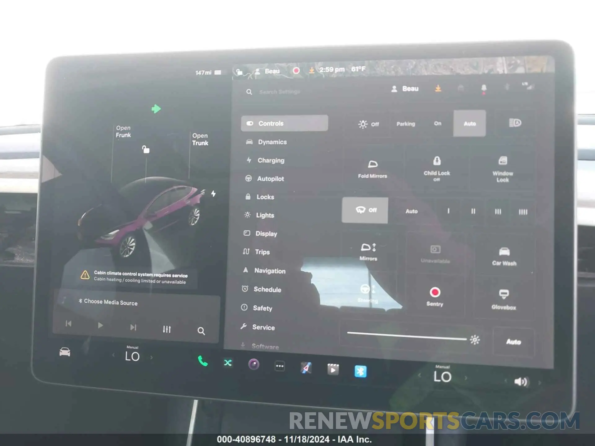 17 Photograph of a damaged car 5YJ3E1EB4KF194678 TESLA MODEL 3 2019