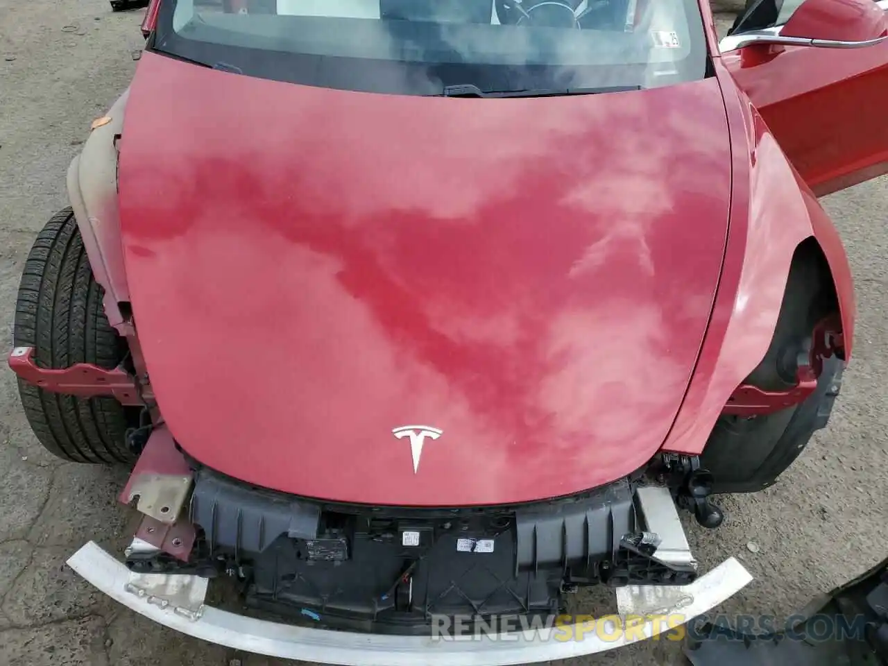 11 Photograph of a damaged car 5YJ3E1EB4KF195197 TESLA MODEL 3 2019