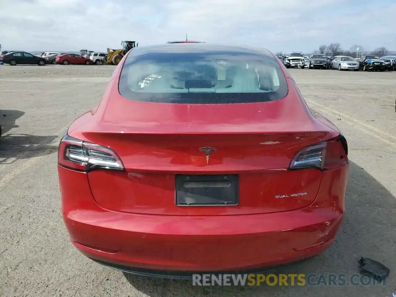 6 Photograph of a damaged car 5YJ3E1EB4KF195197 TESLA MODEL 3 2019