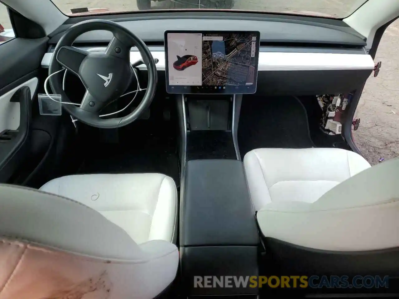 8 Photograph of a damaged car 5YJ3E1EB4KF195197 TESLA MODEL 3 2019