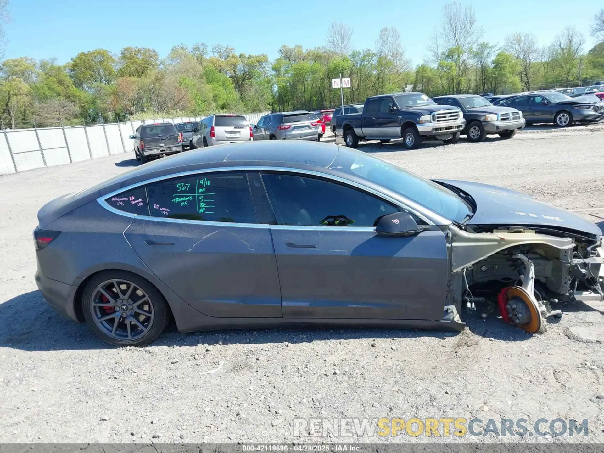 13 Photograph of a damaged car 5YJ3E1EB4KF209793 TESLA MODEL 3 2019