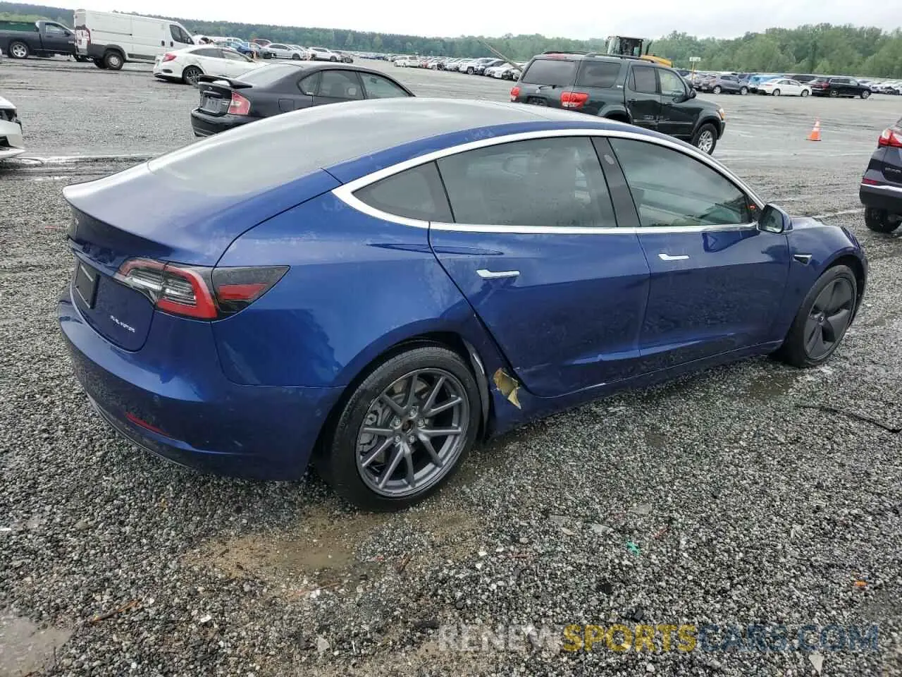 3 Photograph of a damaged car 5YJ3E1EB4KF210846 TESLA MODEL 3 2019
