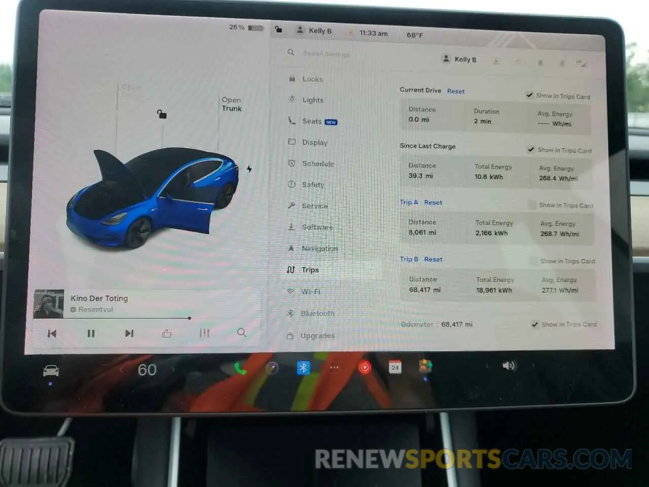 9 Photograph of a damaged car 5YJ3E1EB4KF210846 TESLA MODEL 3 2019