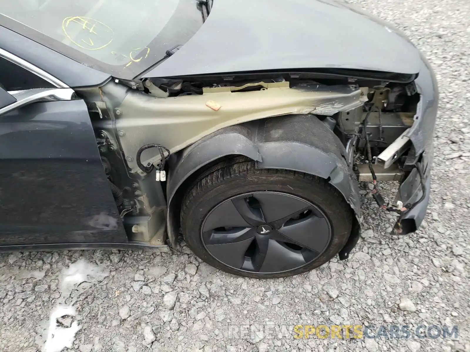 9 Photograph of a damaged car 5YJ3E1EB4KF214170 TESLA MODEL 3 2019