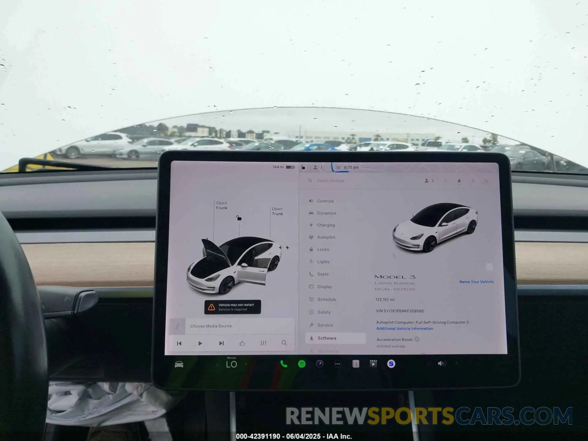 18 Photograph of a damaged car 5YJ3E1EB4KF359595 TESLA MODEL 3 2019