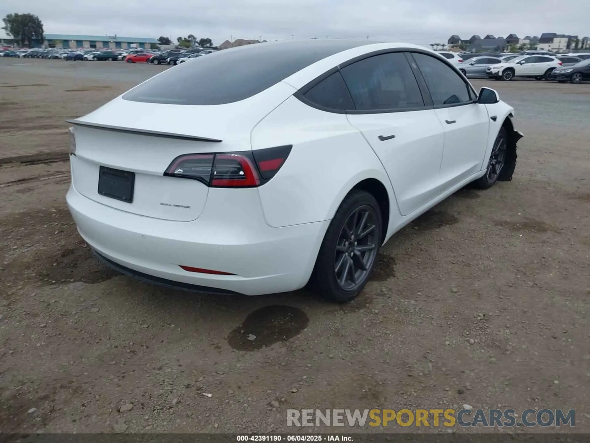 4 Photograph of a damaged car 5YJ3E1EB4KF359595 TESLA MODEL 3 2019