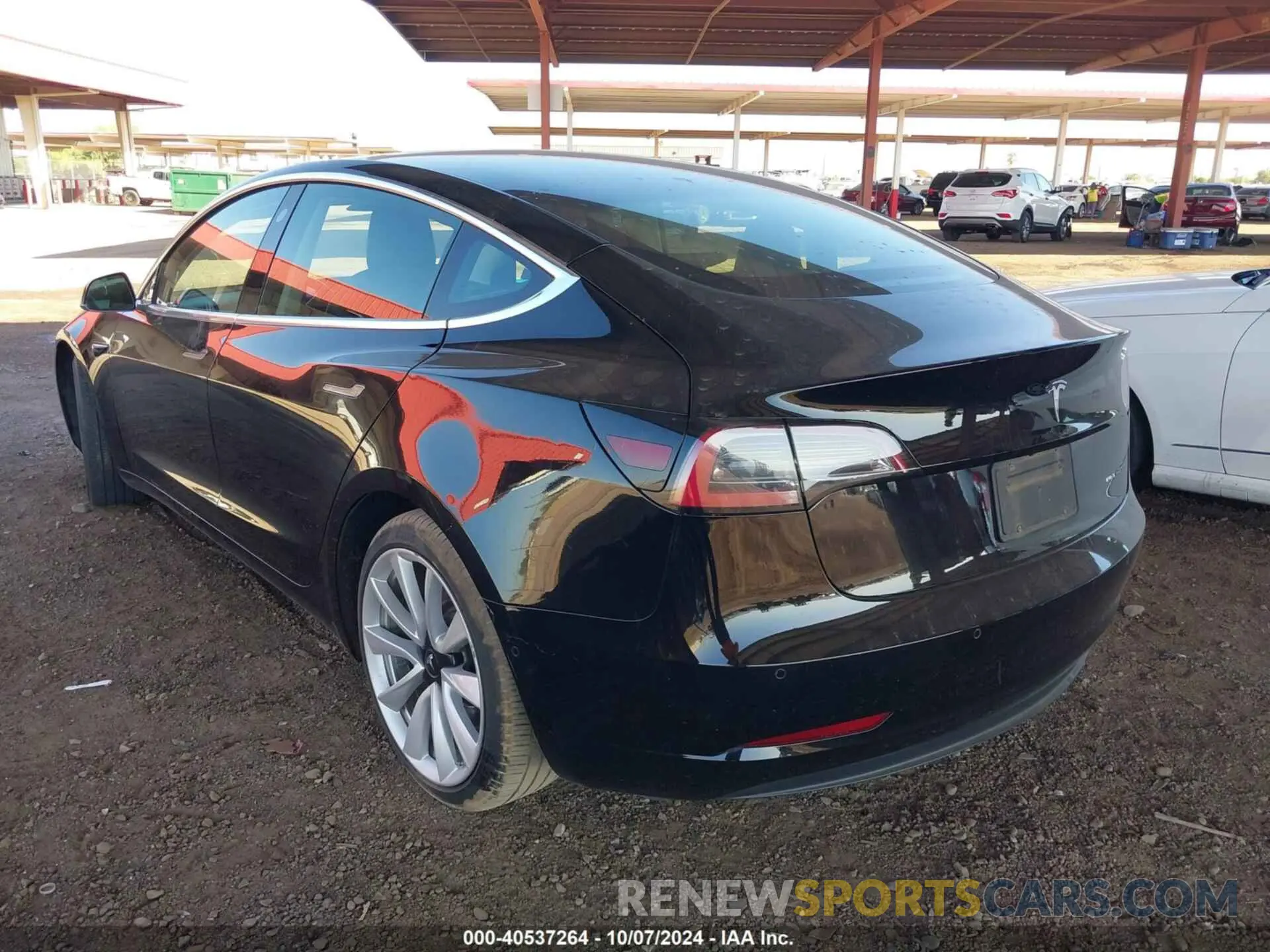 3 Photograph of a damaged car 5YJ3E1EB4KF364800 TESLA MODEL 3 2019