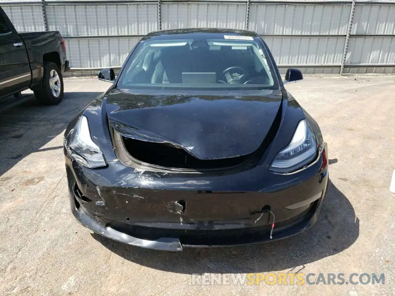 5 Photograph of a damaged car 5YJ3E1EB4KF384691 TESLA MODEL 3 2019