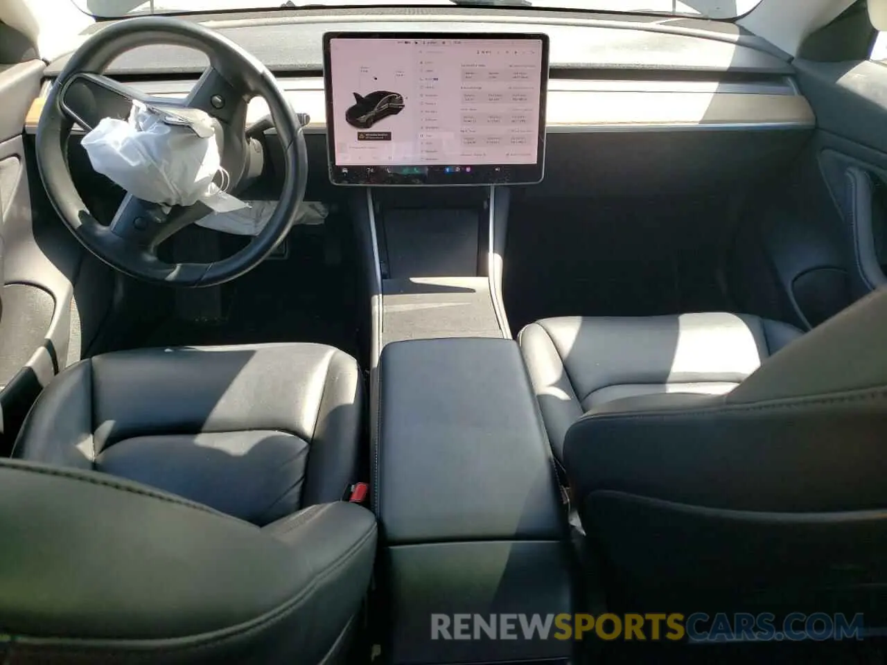 8 Photograph of a damaged car 5YJ3E1EB4KF384691 TESLA MODEL 3 2019