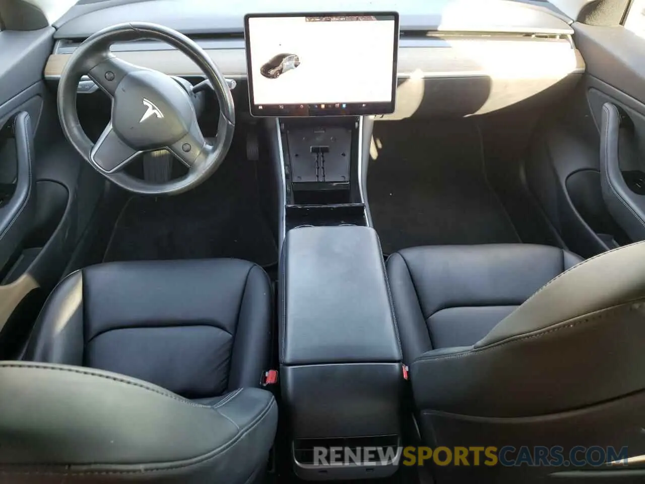 8 Photograph of a damaged car 5YJ3E1EB4KF386117 TESLA MODEL 3 2019