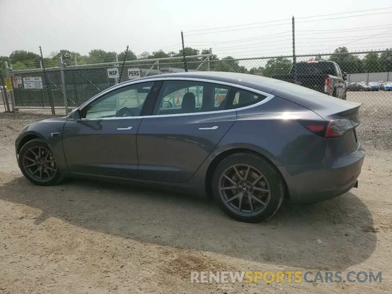 2 Photograph of a damaged car 5YJ3E1EB4KF386196 TESLA MODEL 3 2019