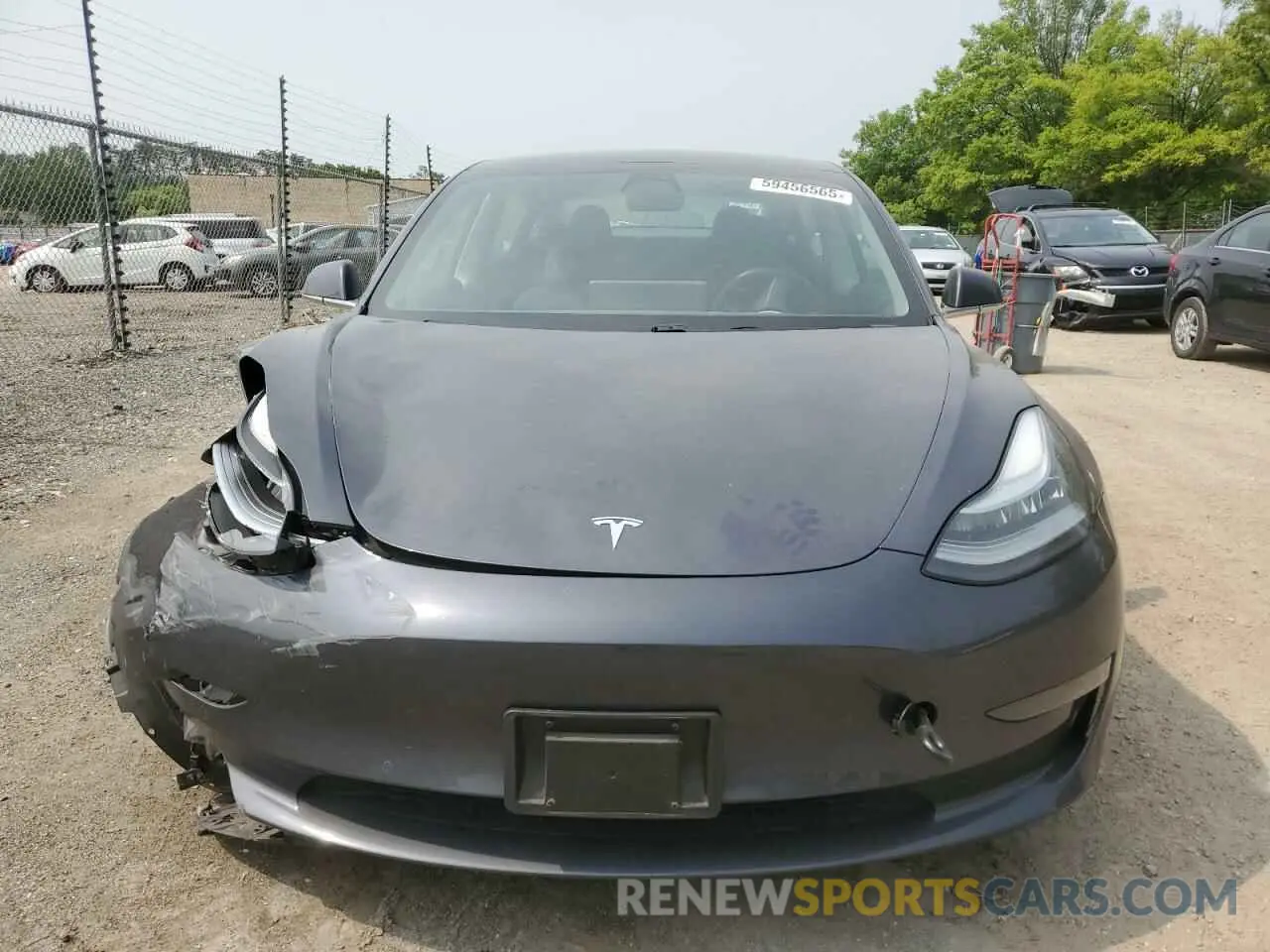 5 Photograph of a damaged car 5YJ3E1EB4KF386196 TESLA MODEL 3 2019